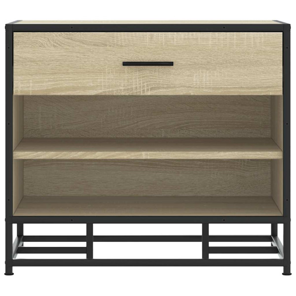 Banco zapatero madera de ingeniería roble sonoma 60x40x53.5 cm M 4