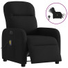 Sillón reclinable de masaje eléctrico tela negro 1
