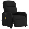 Sillón reclinable de masaje eléctrico tela negro 3