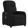 Sillón reclinable de masaje eléctrico tela negro 4