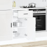 Mueble bajo de cocina Porto madera contrachapada blanca 3