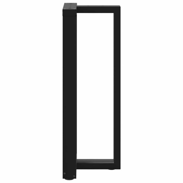 Patas de mesa bar forma T 2 uds acero negro 40x35x(101-102) cm M 5