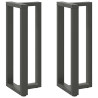 Patas mesa bar forma T 2 uds acero antracita 40x35x(101-102)cm 1