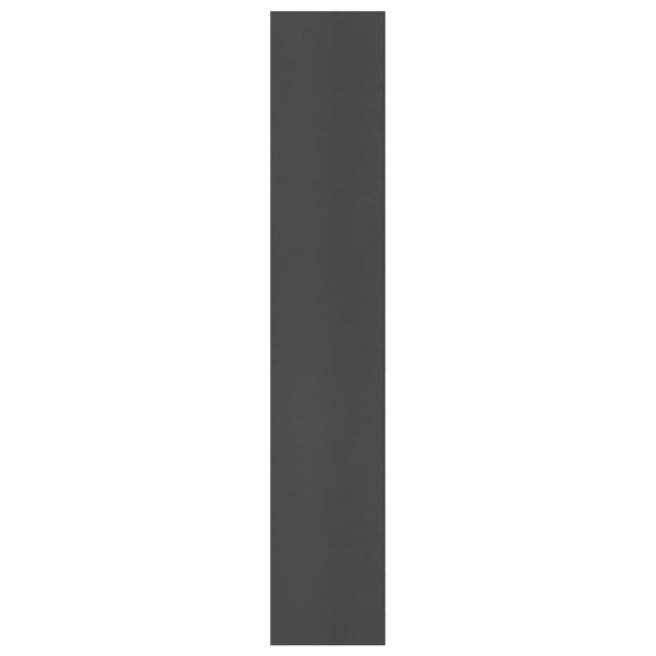 Estantería de 3 niveles madera contrachapada gris 40x24x108 cm M 5