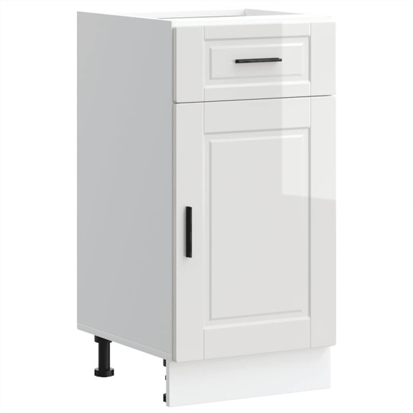 Mueble bajo de cocina porto alto brillo blanco M 2