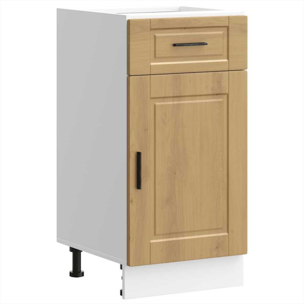 Mueble bajo de cocina porto roble artesano madera reconstituida M 2