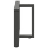 Pés para mesa de centro em forma de T. 2 peças. antracite. 60x25x(42-43) cm. aço 5