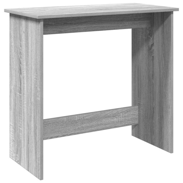 Escritorio de madera contrachapada gris Sonoma 80x40x75 cm M 2