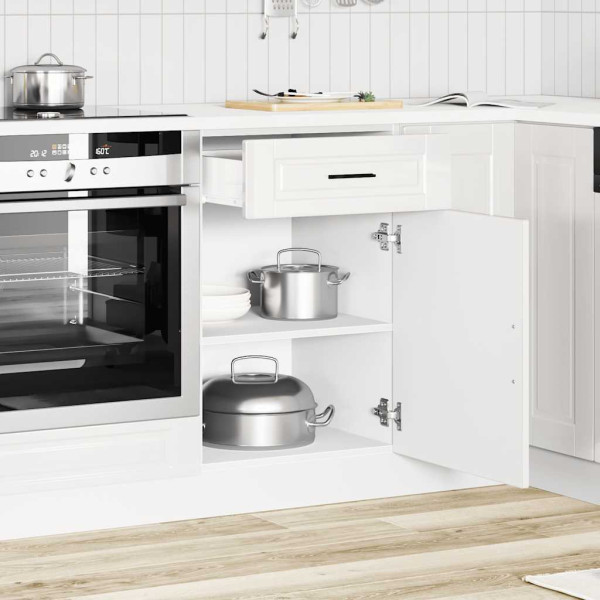 Mueble bajo de cocina porto alto brillo blanco M 3