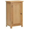 Aparador de madera de roble maciza 45x32x85 cm 1