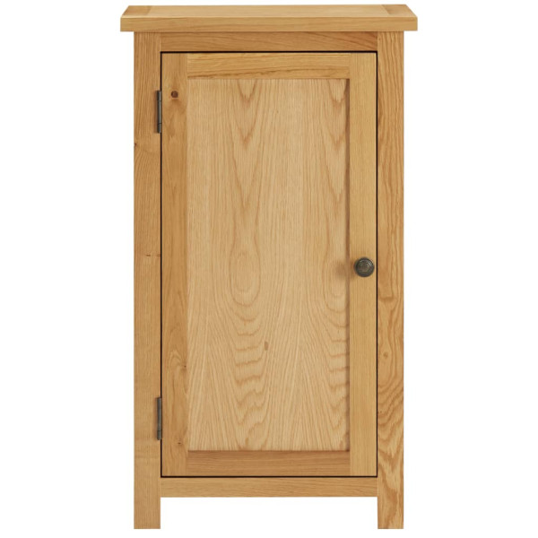 Aparador de madera de roble maciza 45x32x85 cm M 3