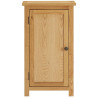 Aparador de madera de roble maciza 45x32x85 cm 3