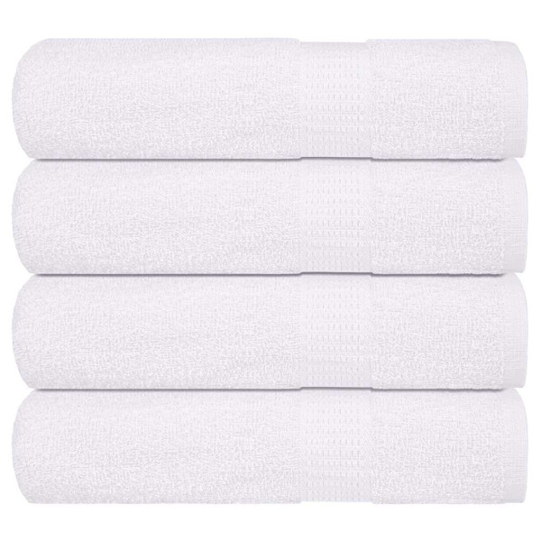 Toallas de Baño 4 uds blanco 100x150 cm 360 g/m² 100% Algodón D