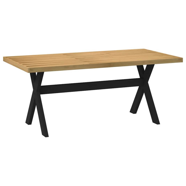 Mesa comedor NOAIN patas forma X madera maciza pino 180x90x75cm D