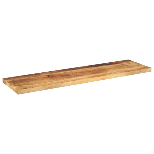 Tablero de mesa rectangular madera mango rugosa 120x20x2.5 cm M 2