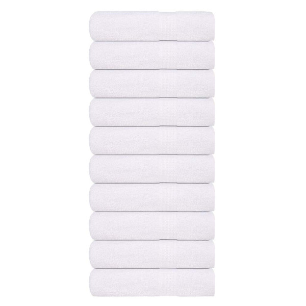 Toallas de Baño 10 uds blanco 100x150 cm 360 g/m² 100% Algodón D