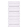 Toalhas de banho 10 pcs 100x150 cm 360 gsm 100% algodão branco 1