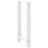 Patas de mesa de centro acero blanco 2 uds 40x(90-91) cm 4