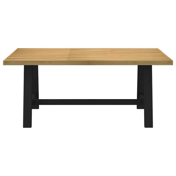 Mesa comedor NOAIN patas forma A madera maciza pino 180x90x75cm M 3