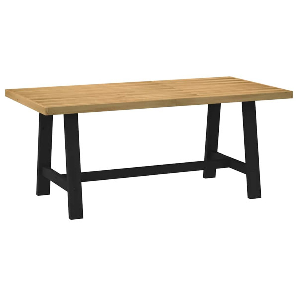 Mesa comedor NOAIN patas forma A madera maciza pino 180x90x75cm M 5