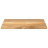 Tablero de mesa rectangular madera maciza mango 90x60x2.5 cm 3