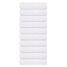 Toalhas de banho 10 pcs 70x140 cm 360 gsm 100% algodão branco 1