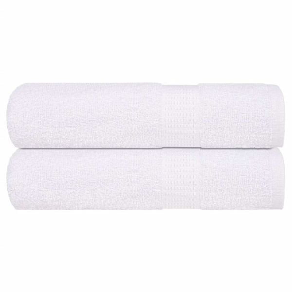 Toallas de Baño 2 uds blanco 100x150 cm 360 g/m² 100% Algodón D