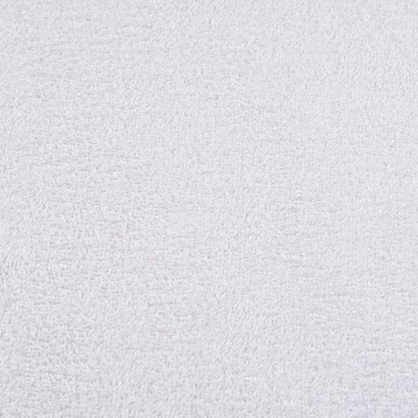 Toalhas de mãos 2 pcs 50x100 cm 360 gsm 100% algodão branco M 5
