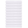 Toallas de sauna 10 uds 100% algodón blanco 80x200 cm 360 gsm 1