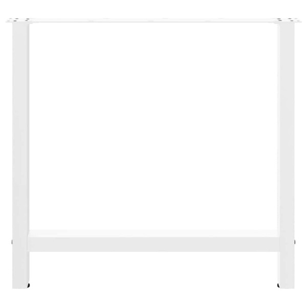 Pés para mesa de jantar . 2 peças. 70x(72-73) cm. branco. aço M 5