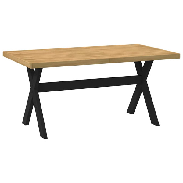 Mesa comedor NOAIN patas forma X madera maciza pino 160x90x75cm D