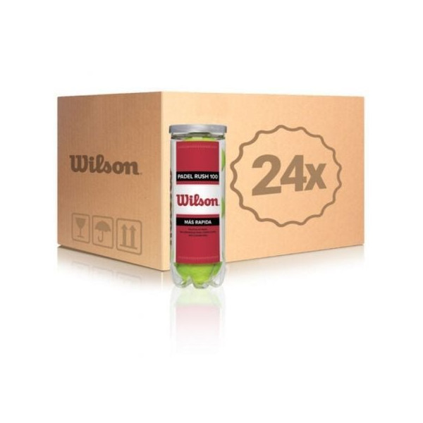Cajón Bolas Wilson Rush 24 packs de 3 unidades D