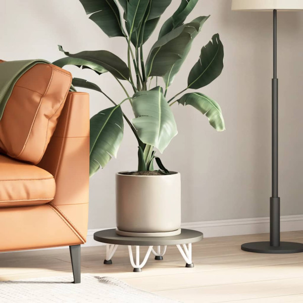 Patas de mesa tipo horquilla 4 uds acero macizo blanco 10 cm M 3