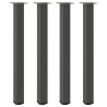 Patas para mesa de centro 4 uds acero antracita 90-92 cm 2