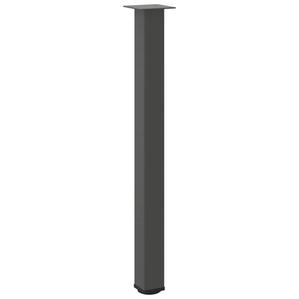 Pés para mesa de bar 4 peças. antracite. 90-92 cm. aço M 4