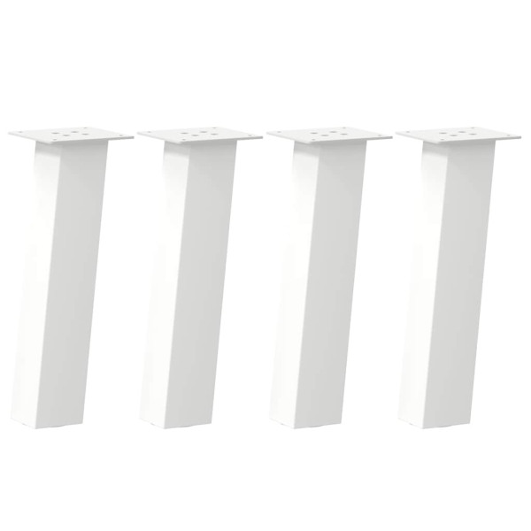 Pés para mesa de centro 4 peças. branco. 30 cm. aço M 2