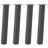 Patas para mesa de centro 4 uds acero antracita 72 cm 2