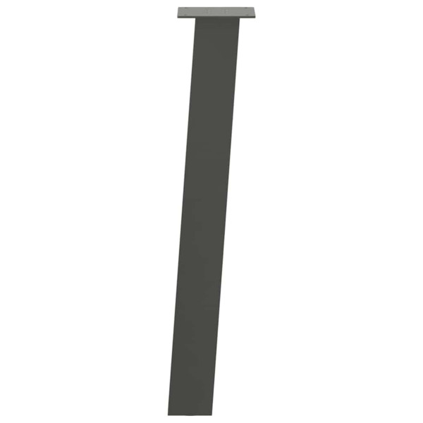 Patas para mesa de centro 4 uds acero antracita 72 cm M 5