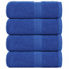 Toalhas de bidé 4 pcs 30x50 cm 360 gsm 100% algodão azul 1