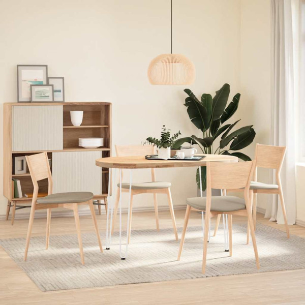 Pernas de grampo para mesas de console para mesa de console 4 peças Branco 72 cm Aço maciço M 3