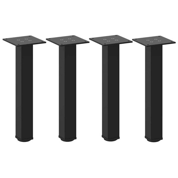 Pés para mesa de centro 4 peças. preto. 42-44 cm. aço M 2