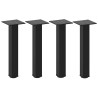 Pés para mesa de centro 4 peças. preto. 42-44 cm. aço 2