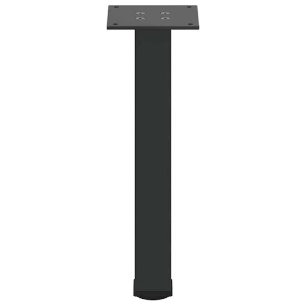 Pés para mesa de centro 4 peças. preto. 42-44 cm. aço M 5