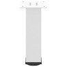 Patas para mesa de centro 4 uds acero blanco 42-44 cm 5