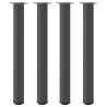 Patas para mesa de centro 4 uds acero antracita 100-102 cm 2