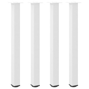 Pés para mesa de bar 4 peças. branco. 90-92 cm. aço H