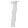 Patas para mesa de centro 4 uds acero blanco 42 cm 4