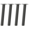 Pernas para mesa de centro 4 peças aço antracite 42 cm 2