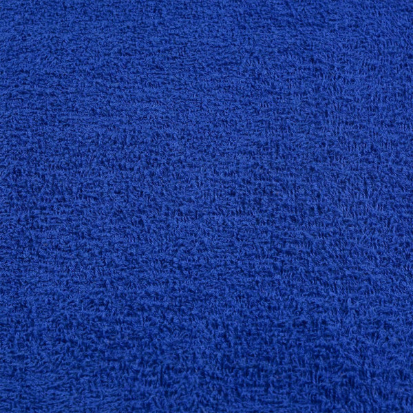 Toalhas 10 pcs 100x200 cm 360 gsm 100% algodão azul M 5