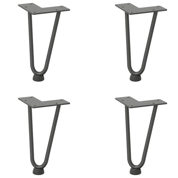 Tabela pernas garfo tipo 4 pcs aço endurecido 20 cm M 2
